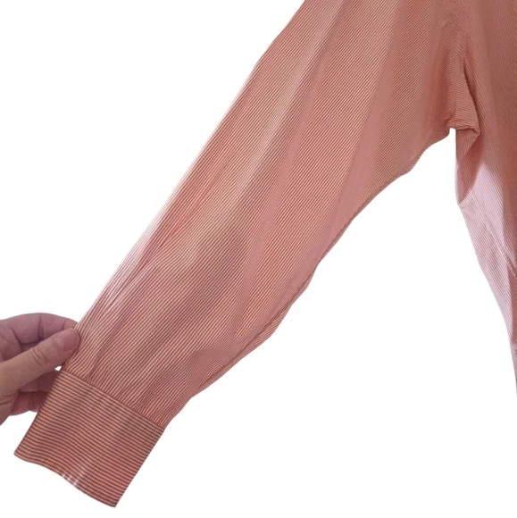 Ralph Lauren Men's Red Pinstripe Collared Yarmouth Cotton Pony Logo Shirt 17 - Picture 4 of 7